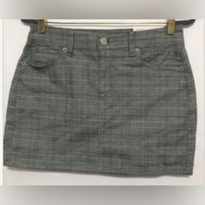 American Eagle Grey Plaid Skirt Size 10 School Girl Preppy